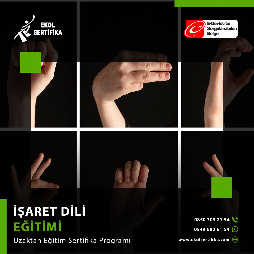 İşaret Dili Eğitimi Uzaktan Eğitim Sertifika Programı